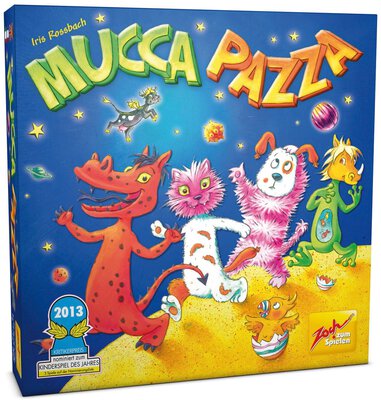All details for the board game Mucca Pazza and similar games