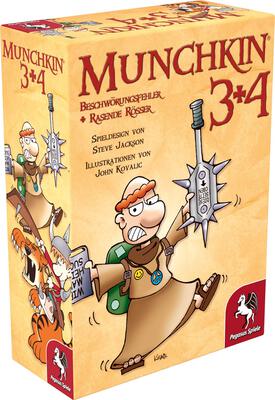 All details for the board game Munchkin 3+4 and similar games