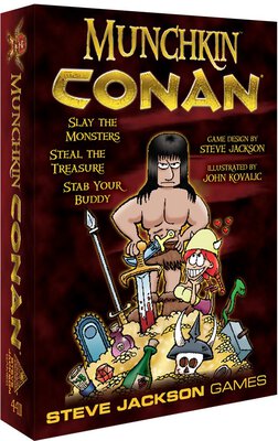 All details for the board game Munchkin Conan and similar games