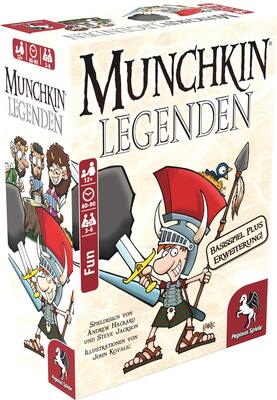 All details for the board game Munchkin Legenden 1+2 and similar games