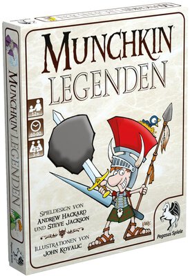 All details for the board game Munchkin Legends and similar games