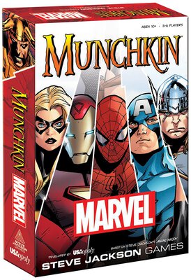 All details for the board game Munchkin Marvel and similar games