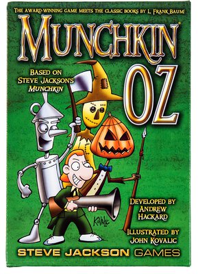 All details for the board game Munchkin Oz and similar games
