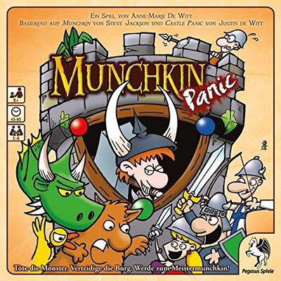 All details for the board game Munchkin Panic and similar games