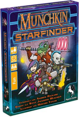 All details for the board game Munchkin Starfinder and similar games