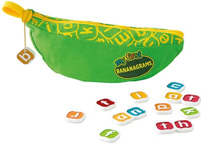 All details for the board game My First Bananagrams and similar games
