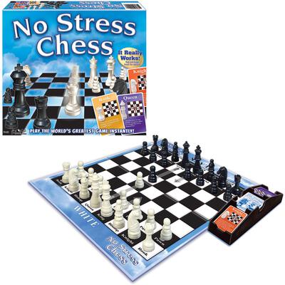 All details for the board game No Stress Chess and similar games