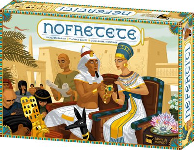 All details for the board game Nefertiti and similar games