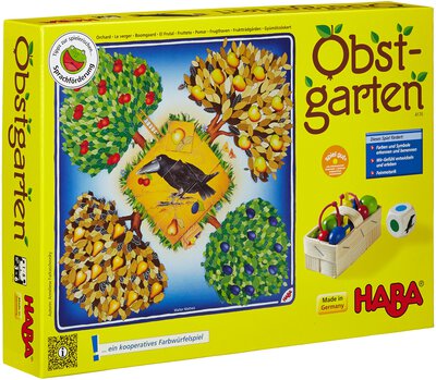 All details for the board game Orchard and similar games