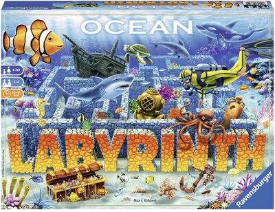 All details for the board game Ocean Labyrinth and similar games