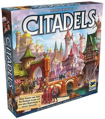 All details for the board game Citadels and similar games