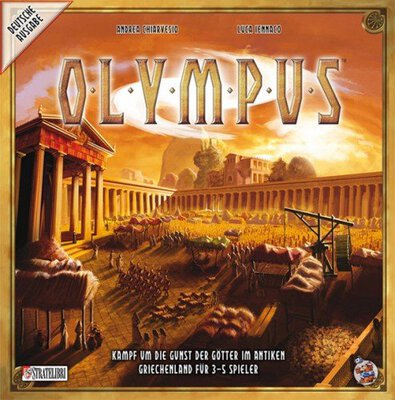 All details for the board game Olympus and similar games