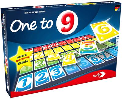 All details for the board game One to 9 and similar games
