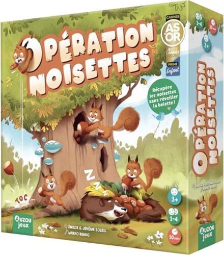 All details for the board game Opération Noisettes and similar games