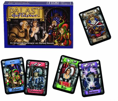 All details for the board game Palastgeflüster and similar games