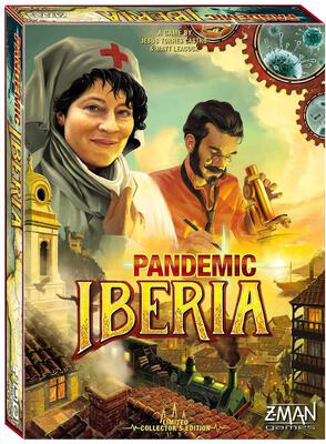 All details for the board game Pandemic: Iberia and similar games