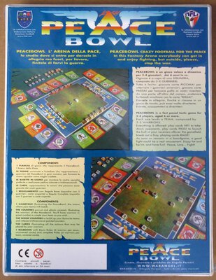 All details for the board game PeaceBowl and similar games