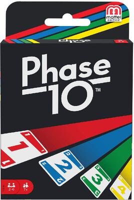 All details for the board game Phase 10 and similar games