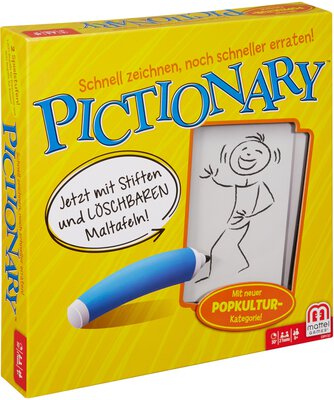 All details for the board game Pictionary and similar games