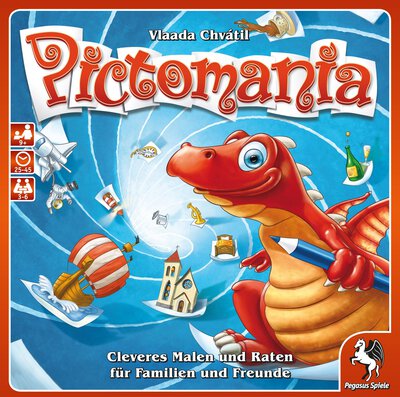 All details for the board game Pictomania and similar games