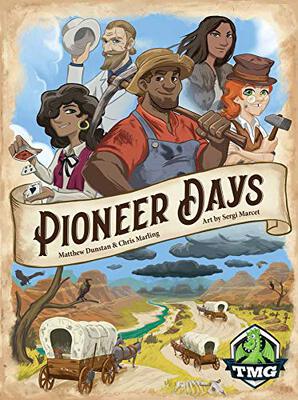 All details for the board game Pioneer Days and similar games
