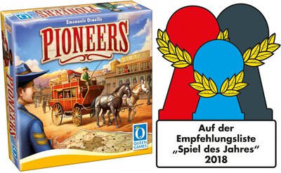 All details for the board game Pioneers and similar games