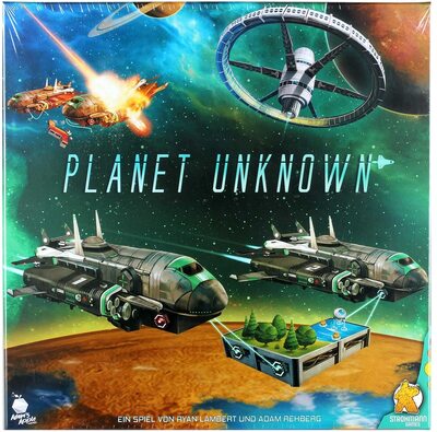 All details for the board game Planet Unknown and similar games
