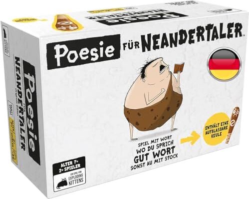 All details for the board game Poetry for Neanderthals and similar games