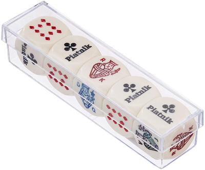 All details for the board game Poker Dice and similar games