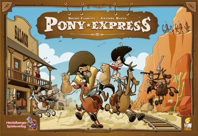 All details for the board game Pony Express and similar games