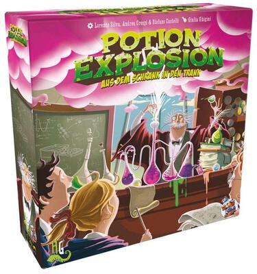 All details for the board game Potion Explosion and similar games