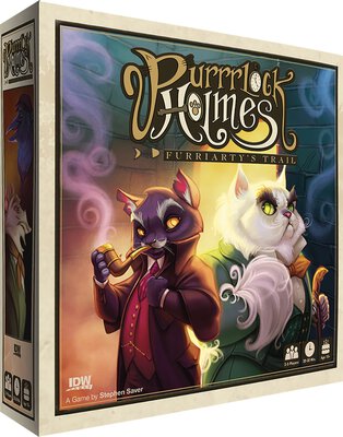 All details for the board game Purrrlock Holmes: Furriarty's Trail and similar games