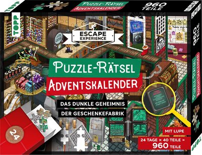 Order Puzzle-Rätsel-Adventskalender:  Das Dunkle Geheimnis der Geschenkefabrik at Amazon