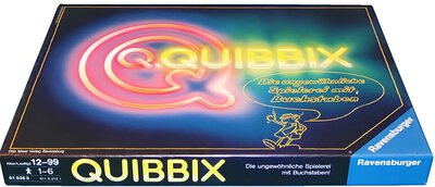All details for the board game Quibbix and similar games