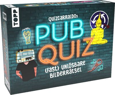 All details for the board game Quizcarraldo's Pub Quiz: (Fast) unlösbare Bilderrätsel and similar games