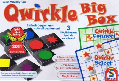 All details for the board game Qwirkle Trio and similar games