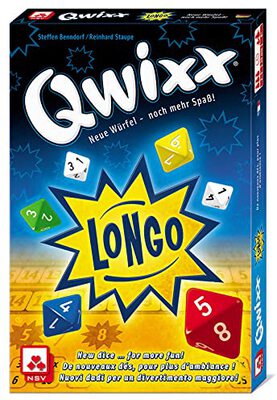 All details for the board game Qwixx Longo and similar games