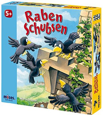 All details for the board game Raben schubsen and similar games