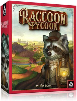 All details for the board game Raccoon Tycoon and similar games