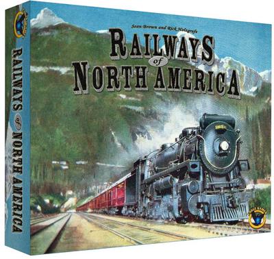 All details for the board game Railways of North America and similar games