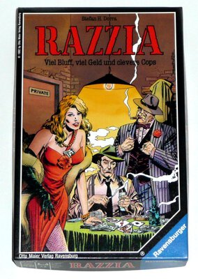 All details for the board game Razzia and similar games