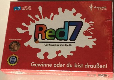 All details for the board game Red7 and similar games