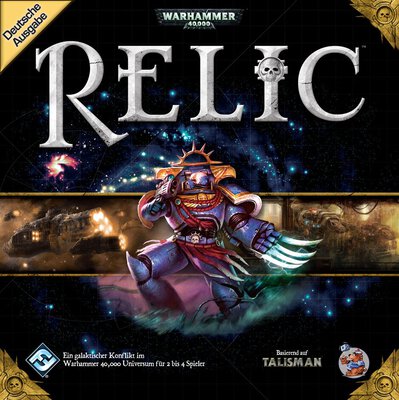 All details for the board game Relic and similar games