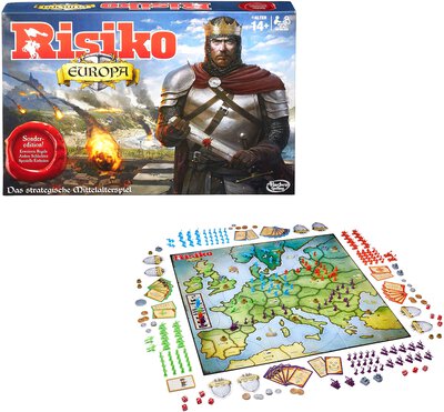 All details for the board game Risk: Europe and similar games