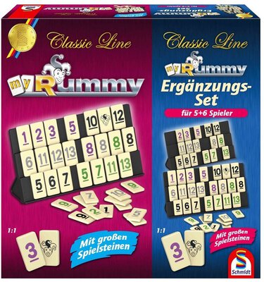 All details for the board game Rummikub XP and similar games