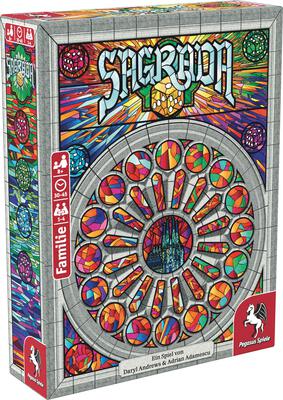 All details for the board game Sagrada and similar games