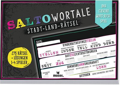 All details for the board game Salto Wortale and similar games
