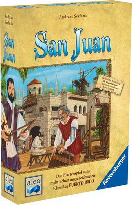 All details for the board game San Juan and similar games