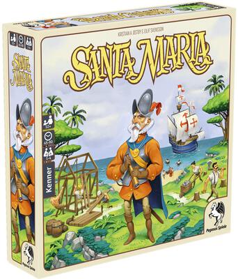All details for the board game Santa Maria and similar games