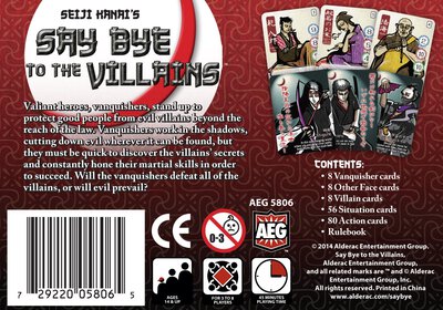 All details for the board game Say Bye to the Villains and similar games